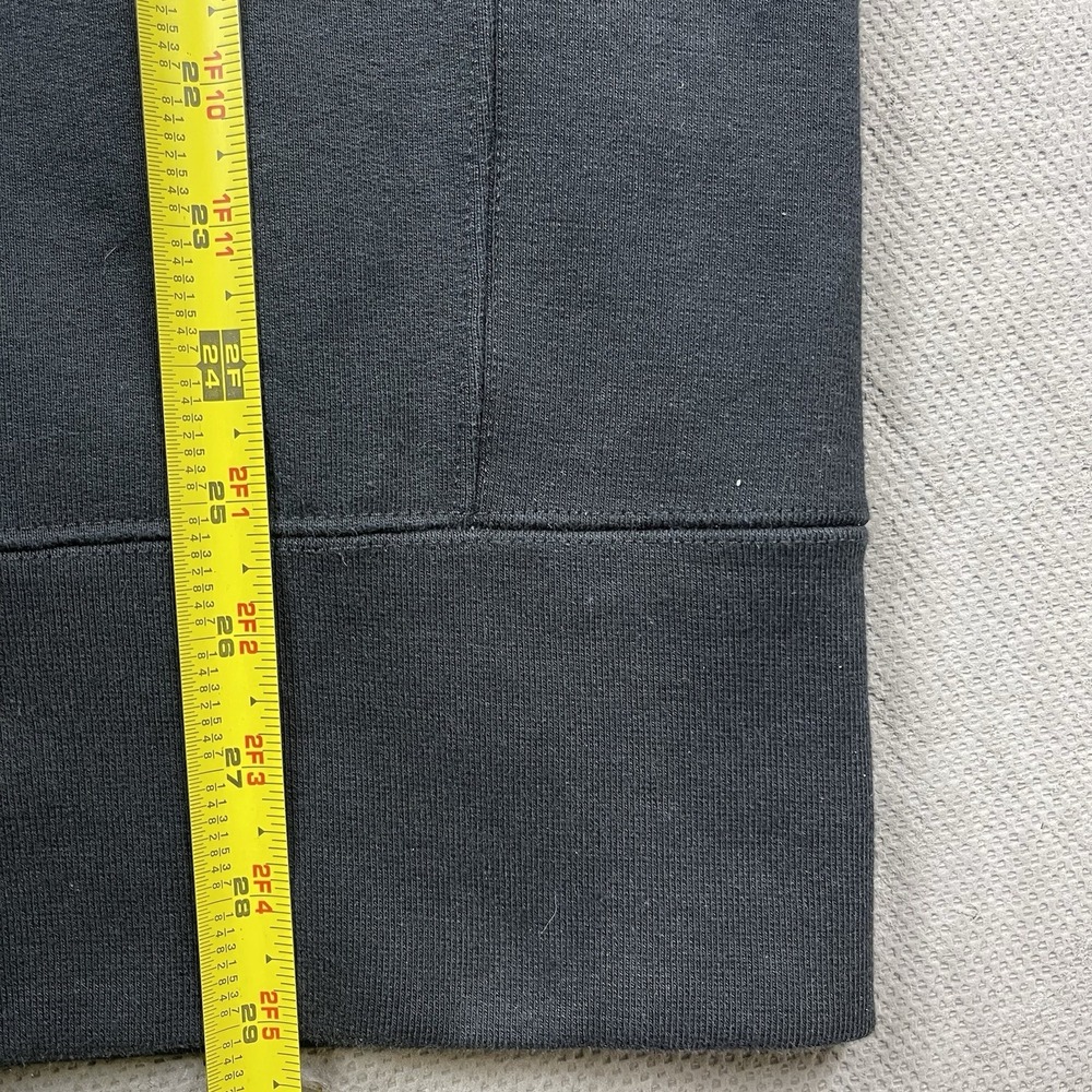 American Giant Hoodie Mens Large Black Heavy Cotton Zip Up Sweater Outdoor Work - Picture 10 of 12